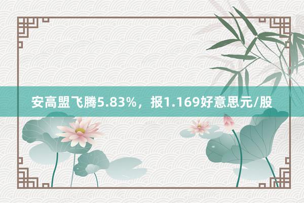 安高盟飞腾5.83%，报1.169好意思元/股