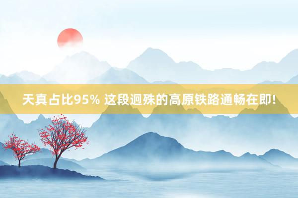 天真占比95% 这段迥殊的高原铁路通畅在即!